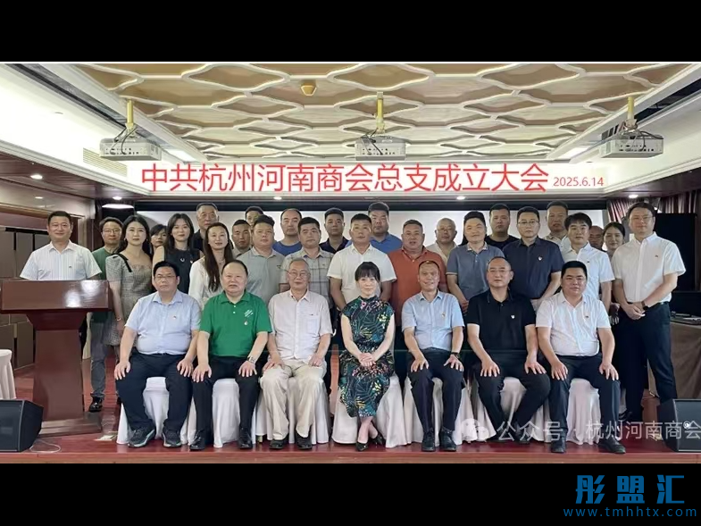 杭州河南商會黨建工作邁入新階段：黨總支正式